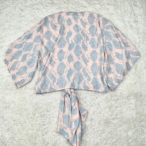 Buddy Love Muse Tie Front Top Cotton Candy - Picture 4 of 11